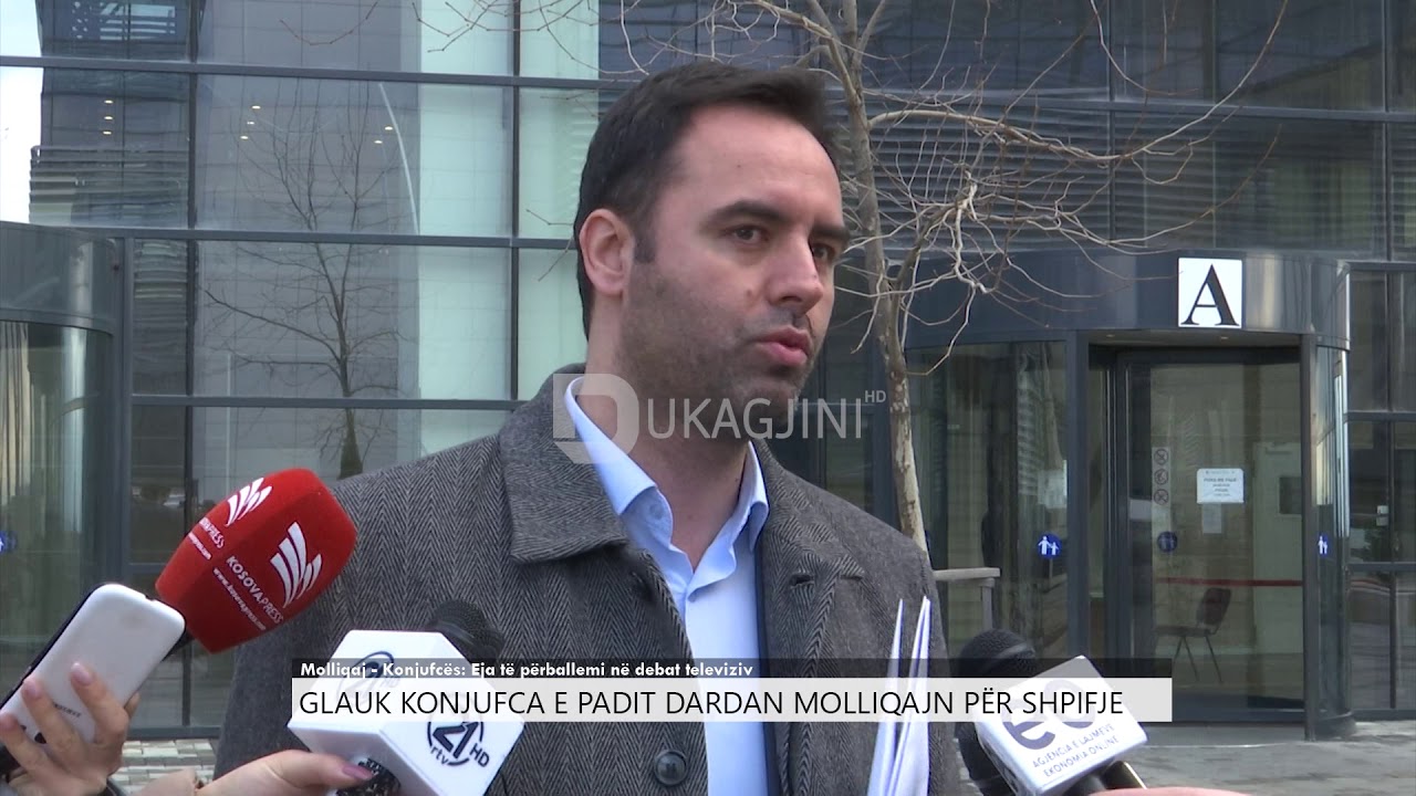 Molliqaj - Konjufc&euml;s: Eja t&euml; p&euml;rballemi n&euml; debat televiziv