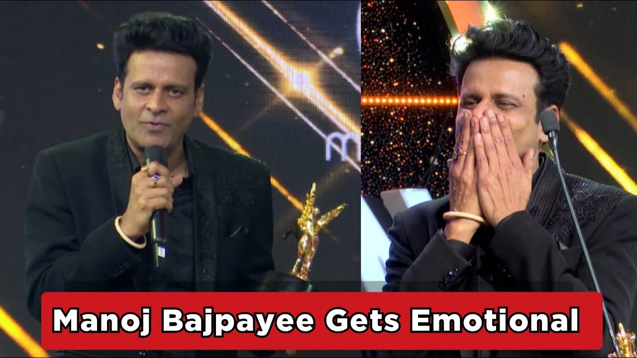 Manoj Bajpayee gets a standing ovation at IWMBuzz Digital Awards: Gets Emotional