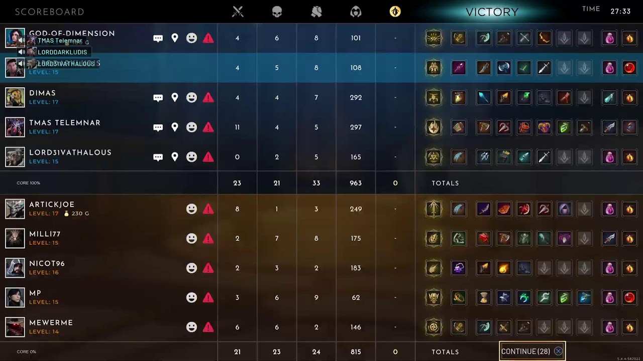 Predecessor gameplay  (champions)