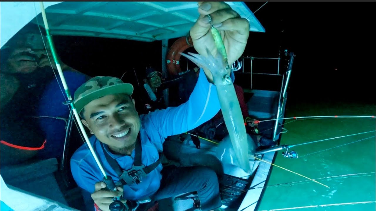 Trip Candat Sotong & Membottom Kerapu Jenahaq Gerot² Di Perairan Langkawi Perlis Tekong Sidek s450
