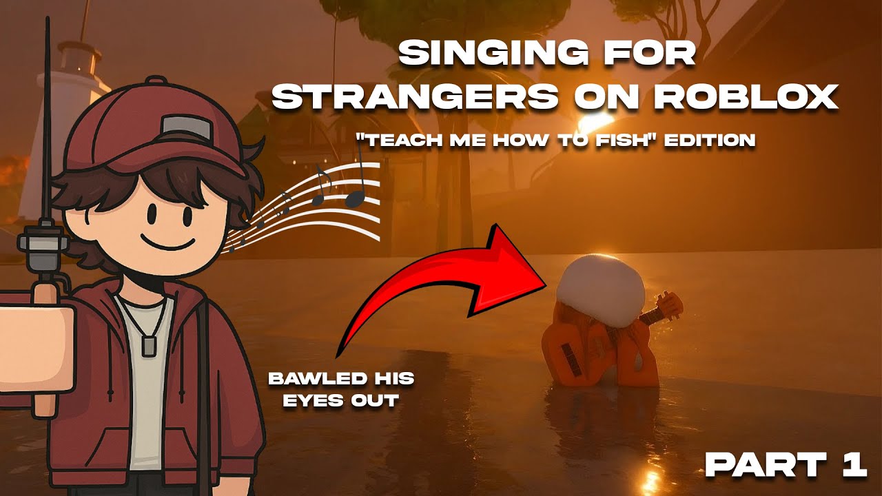 MY SINGING SUCESSFULLY MADE THEIR EYES BAWLED | SINGING FOR STRANGERS ON ROBLOX