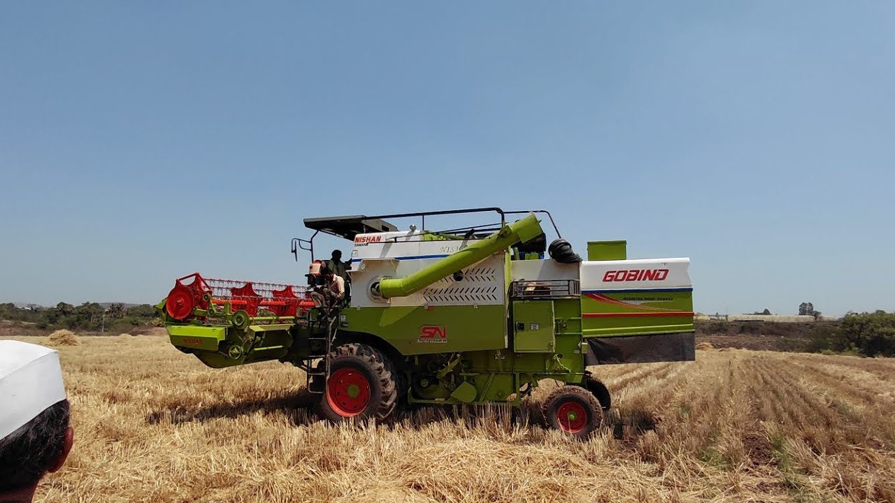 गहु kapayche machine आणली 