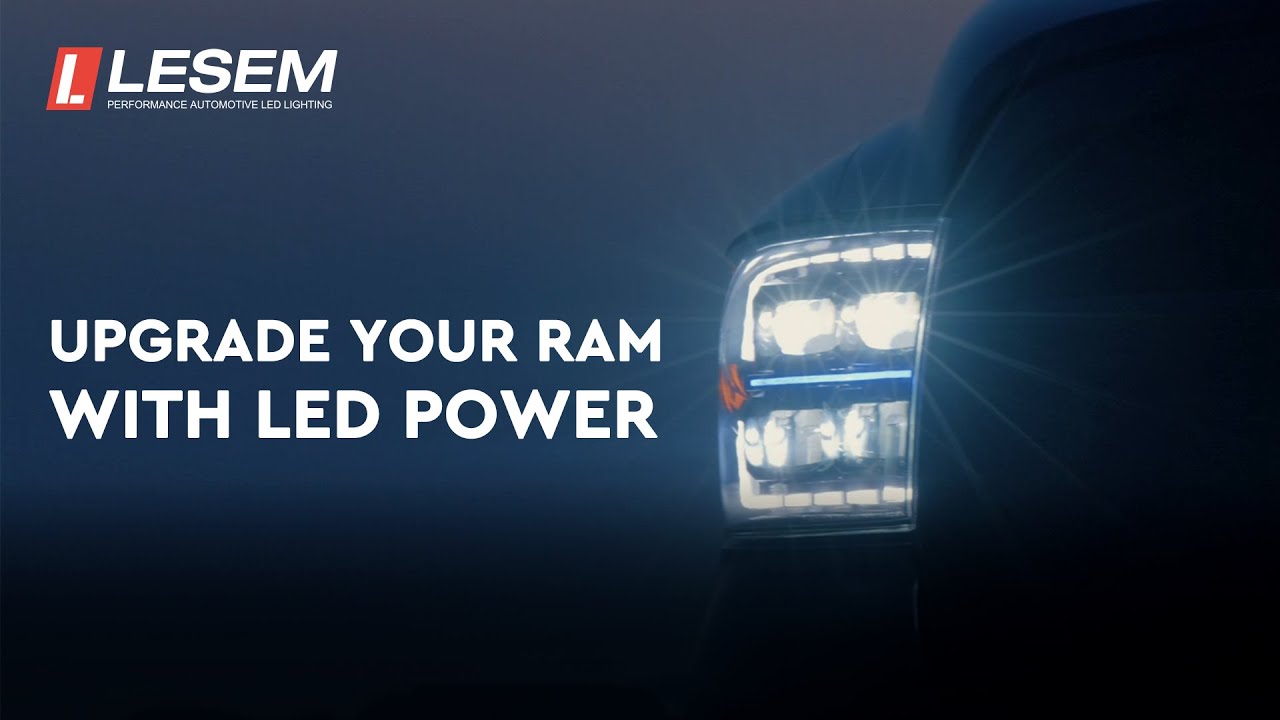 Dodge Ram LED Projector Headlights Upgrade