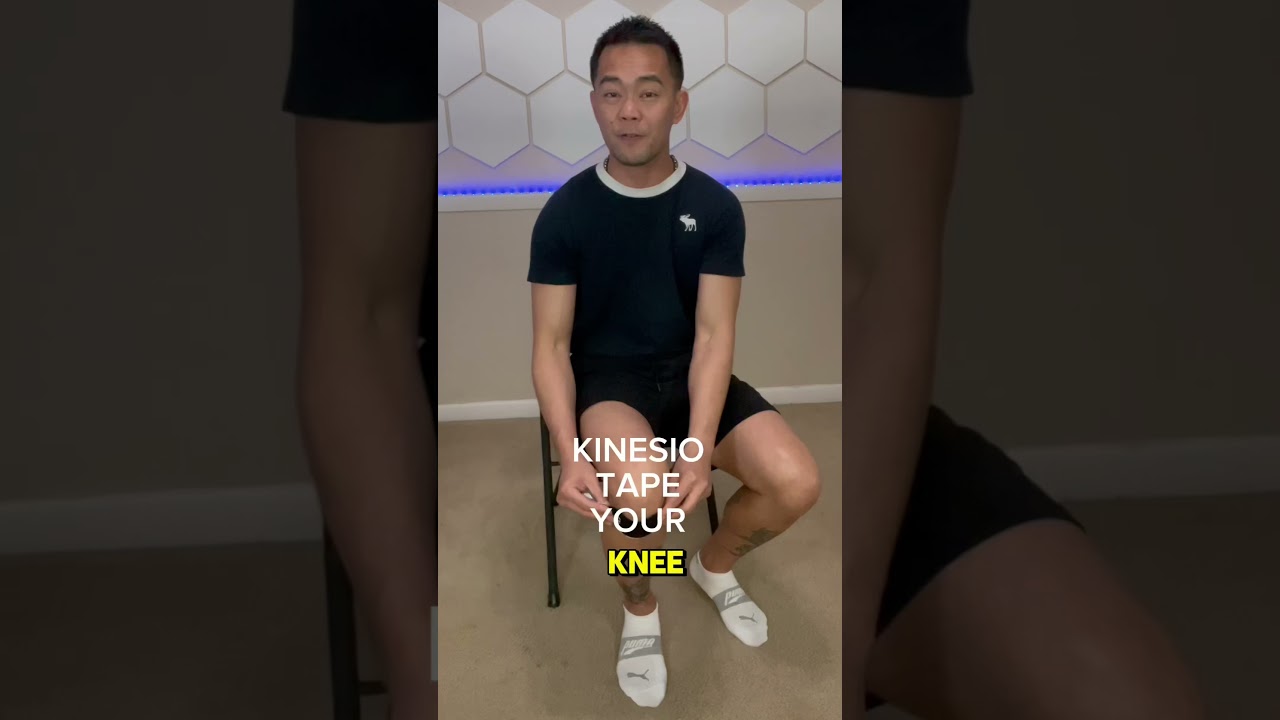 Kinesio Tape for Knee Pain and Support #kinesiotape #kneepain #occupationaltherapy