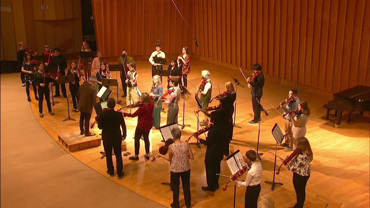 Holiday Tunes for viola ensemble arranged by Leanne Rabesa