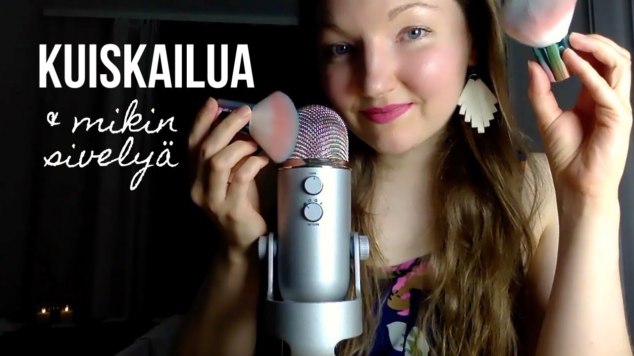 ASMR SUOMI | HÖPÖTTELYÄ & MIKIN SIVELYÄ | Kuiskailua ja kuulumisia✨ Whispering in Finnish & Brushing