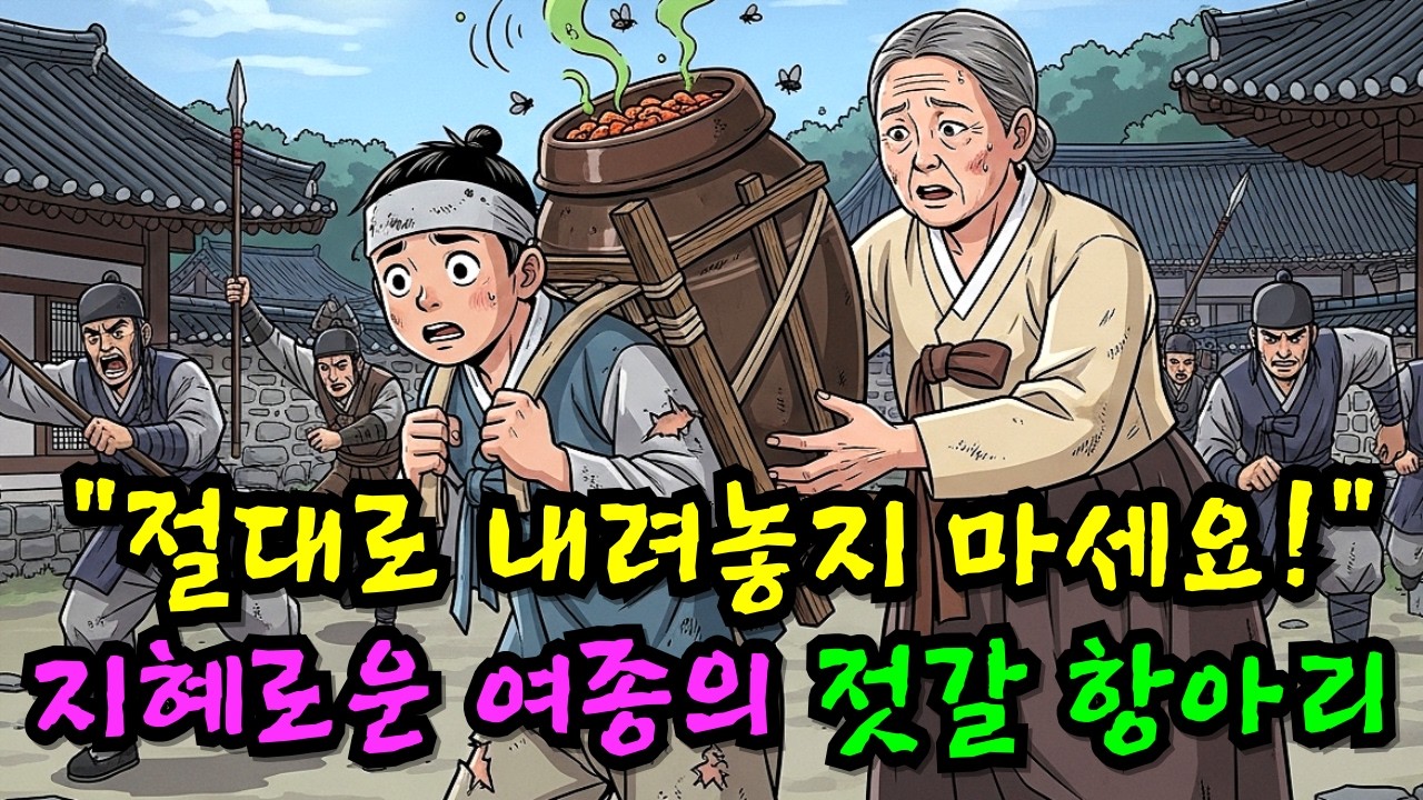 도망가는 도련님에게 젓갈 항아리 지워준 늙은 여종, 지독한 악취 속에 숨겨진 지혜