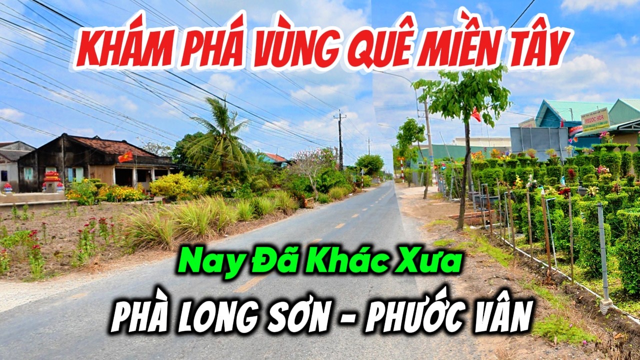 Khám Phá Vùng Quê Miền Tây Long An Sau Tết, Từ Tân Trụ Qua Phà Long Sơn - Nắng Đẹp Miền Quê