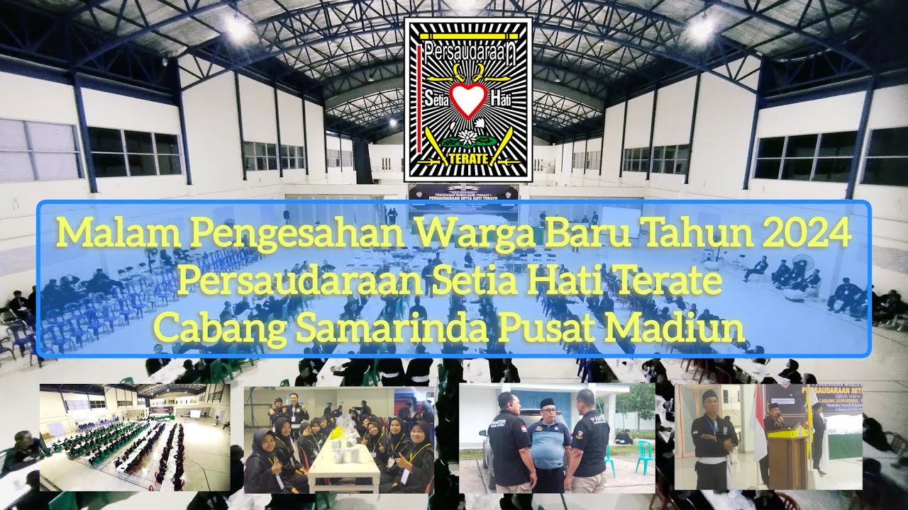 Malam Pengesahan Warga Tingkat I | PSHT Cabang Samarinda Pusat Madiun #psht #pencaksilat #indonesia