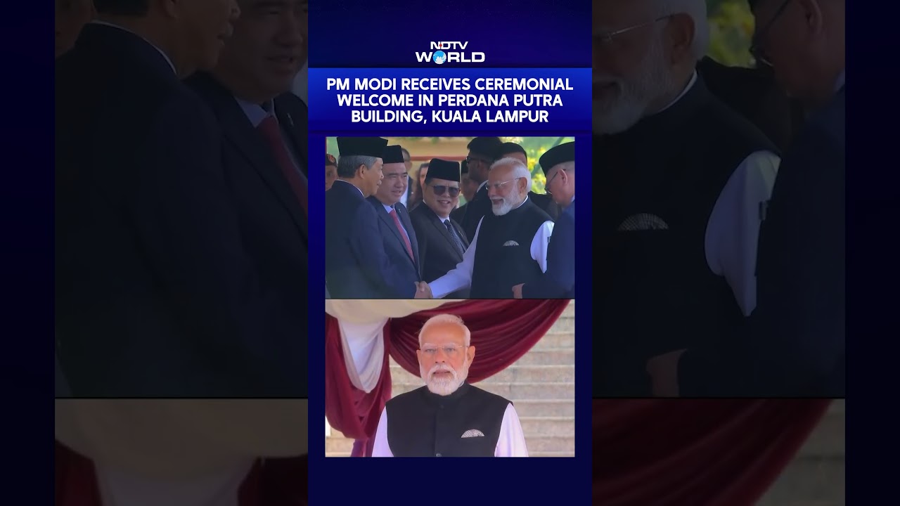 PM Modi In Malaysia | PM Modi Receives Ceremonial Welcome In Perdana Putra Building, Kuala Lampur