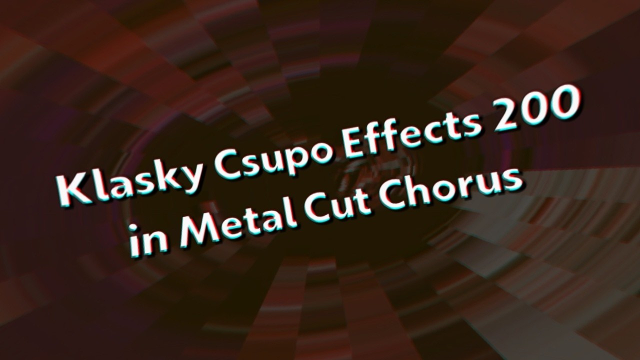 Klasky Csupo Effects 200 in Metal Cut Chorus