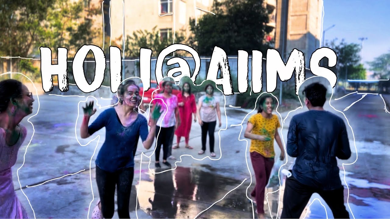 Crazy Holi @AIIMS Bhopal #holi #aiimsbhopal #mud #viral #trending #mbbs #doctors #medicalcollege