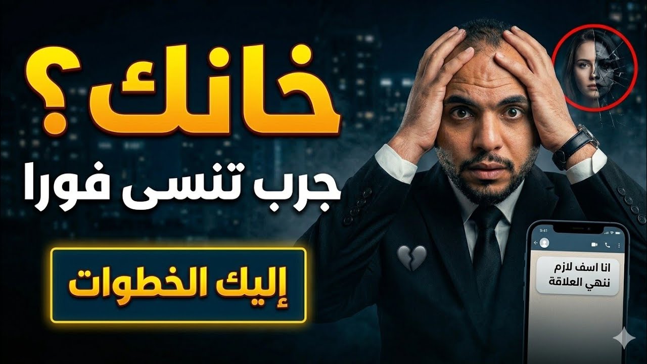 كيف ننسى الحبيب الخائن؟ ونتخطى آلم الصدمه العاطفية؟ خطة التعافي النفسي خطوه بخطوة