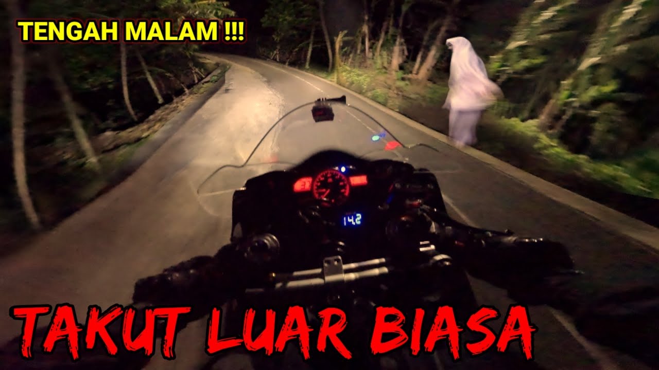 BLUSUKAN HORROR‼️MELEWATI JALAN ANGKER TENGAH MALAM PAKE MOGE R6 MALAH ENDINGNYA BEGINI