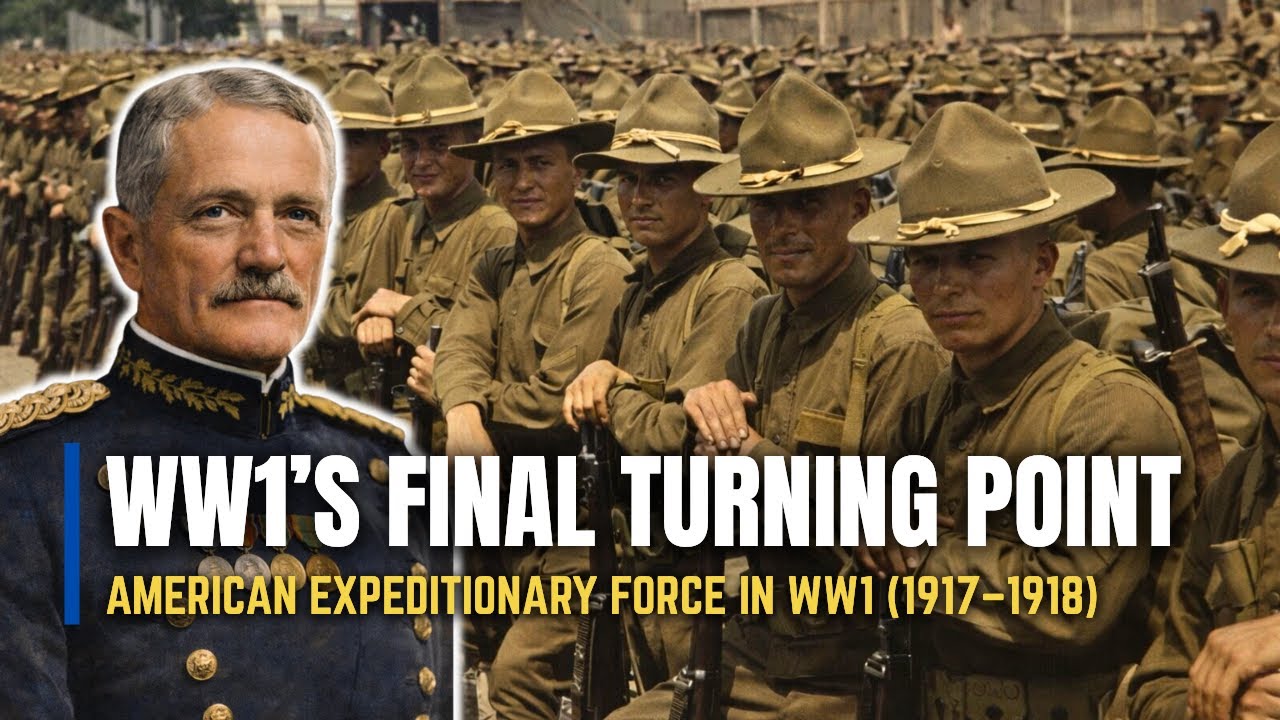 The ENTIRE American Expeditionary Force in WW1 (1917–1918) | From First Arrival to Final Victory