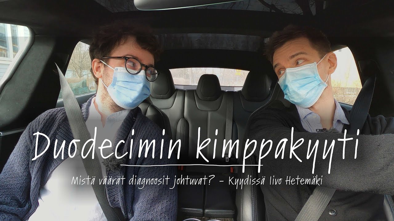 Duodecimin kimppakyyti: Mist&auml; v&auml;&auml;r&auml;t diagnoosit johtuvat?