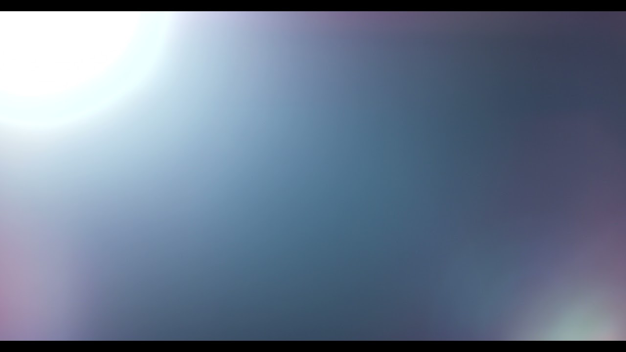 Efecto Destello De Lente Azul 4k / #1
