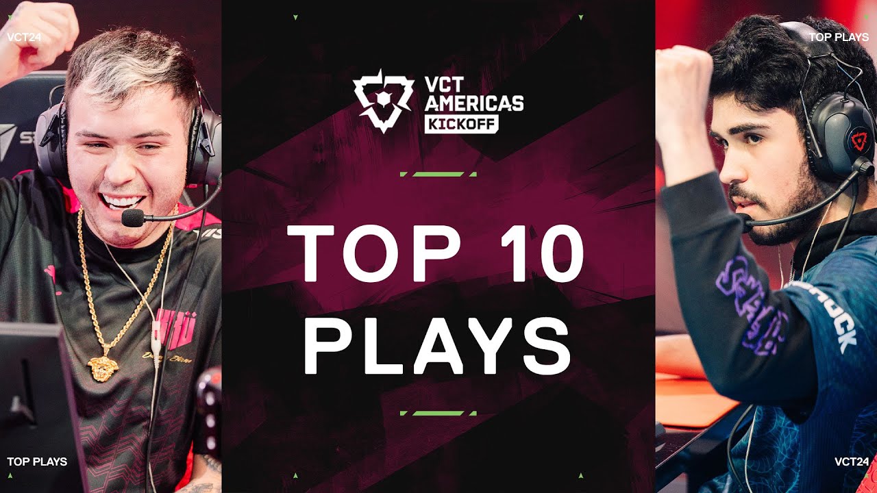 Las 10 Mejores Jugadas de #VCTAmericas KICKOFF | Top Plays | Esports | VALORANT