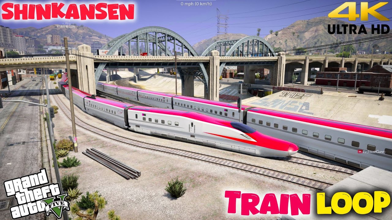 Shinkansen E6 Bullet Train Loop - Grand Theft Auto V