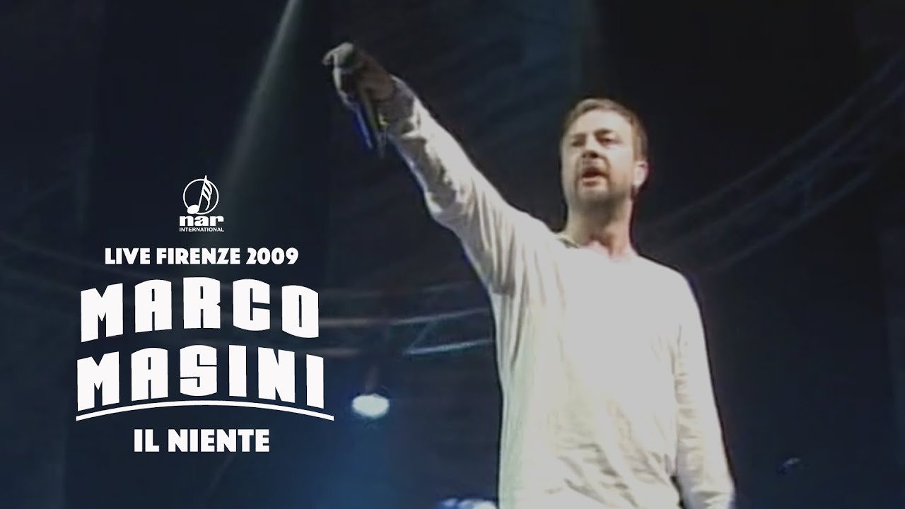 Marco Masini - Il Niente (Official video Live Un palco lungo… 20 anni!)