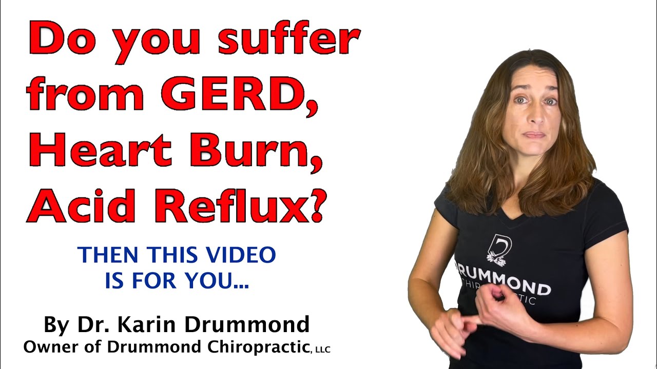GERD, heartburn, acid reflux remedies for a healthier gut