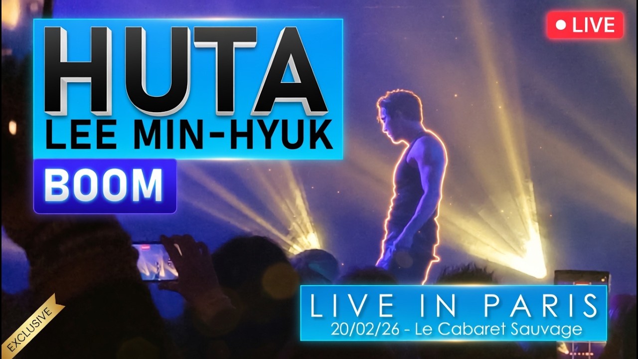 HUTA (LEE MIN-HYUK BTOB) – BOOM Live in Paris (2025) | Fancam
