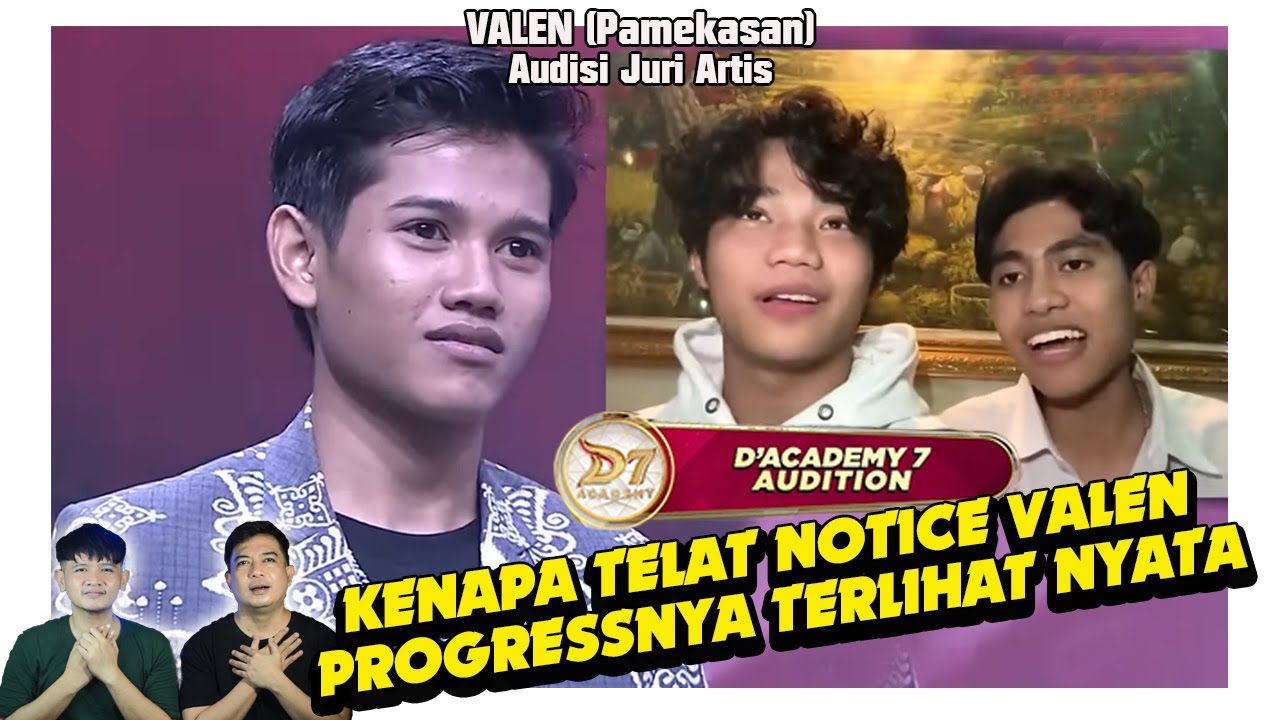 Zat suara Valen (Pamekasan) emang gurih dan enak !! Reaction audisi juri artis.