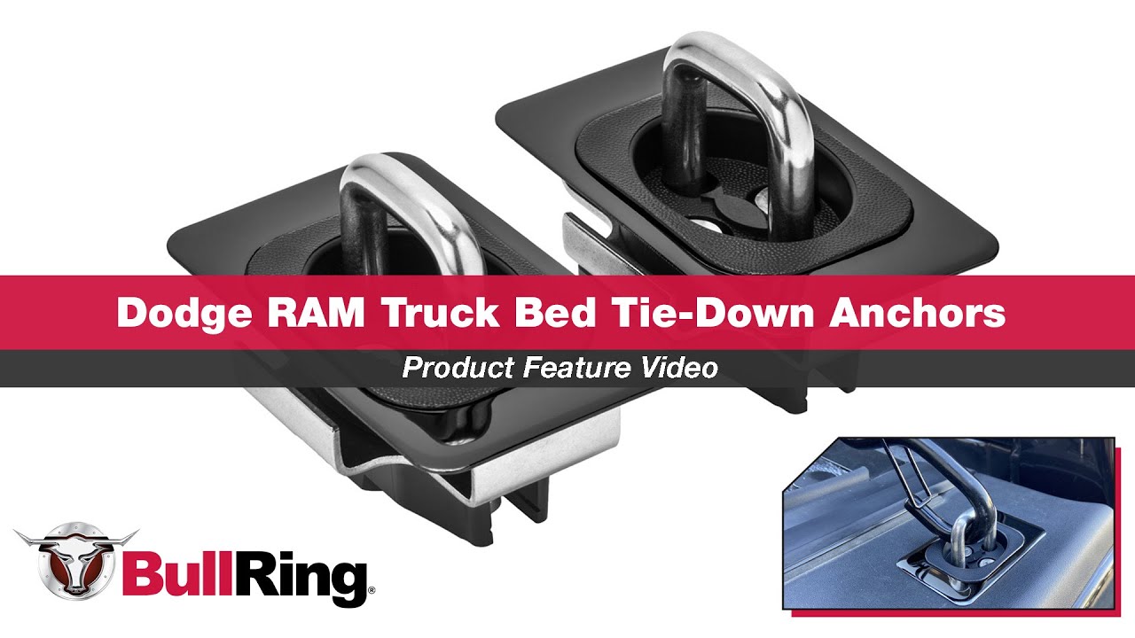 BullRing USA Dodge RAM Truck Bed Tie Down Anchors - Product Feature
