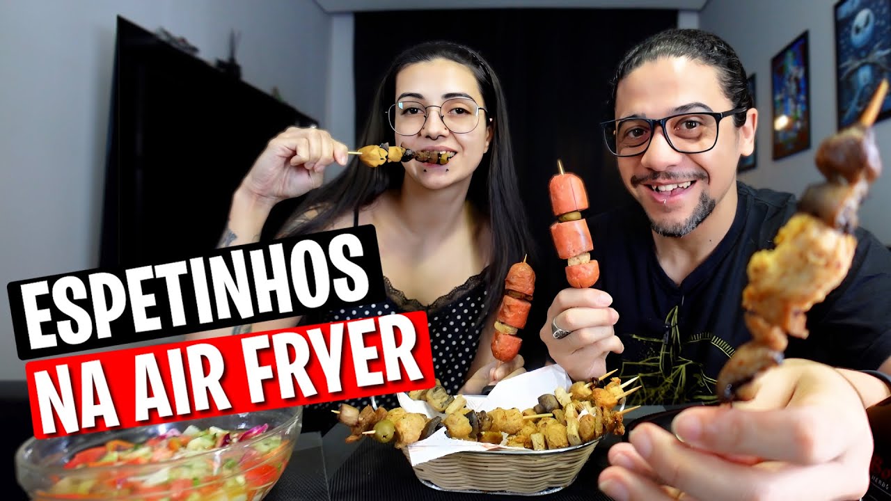 FIZ ESPETINHOS NA AYR FRYER FÁCIL E GOSTOSO!