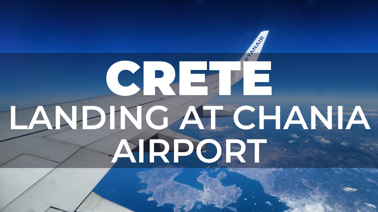 #Kreta - #Crete - Landing at Chania Airport - July 2022