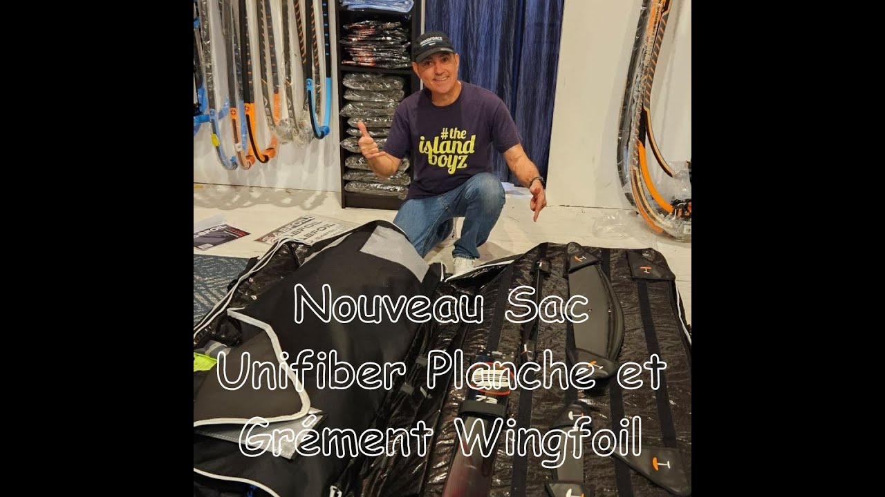 Le nouveau sac Unifiber pour planche et grément de Wingfoil