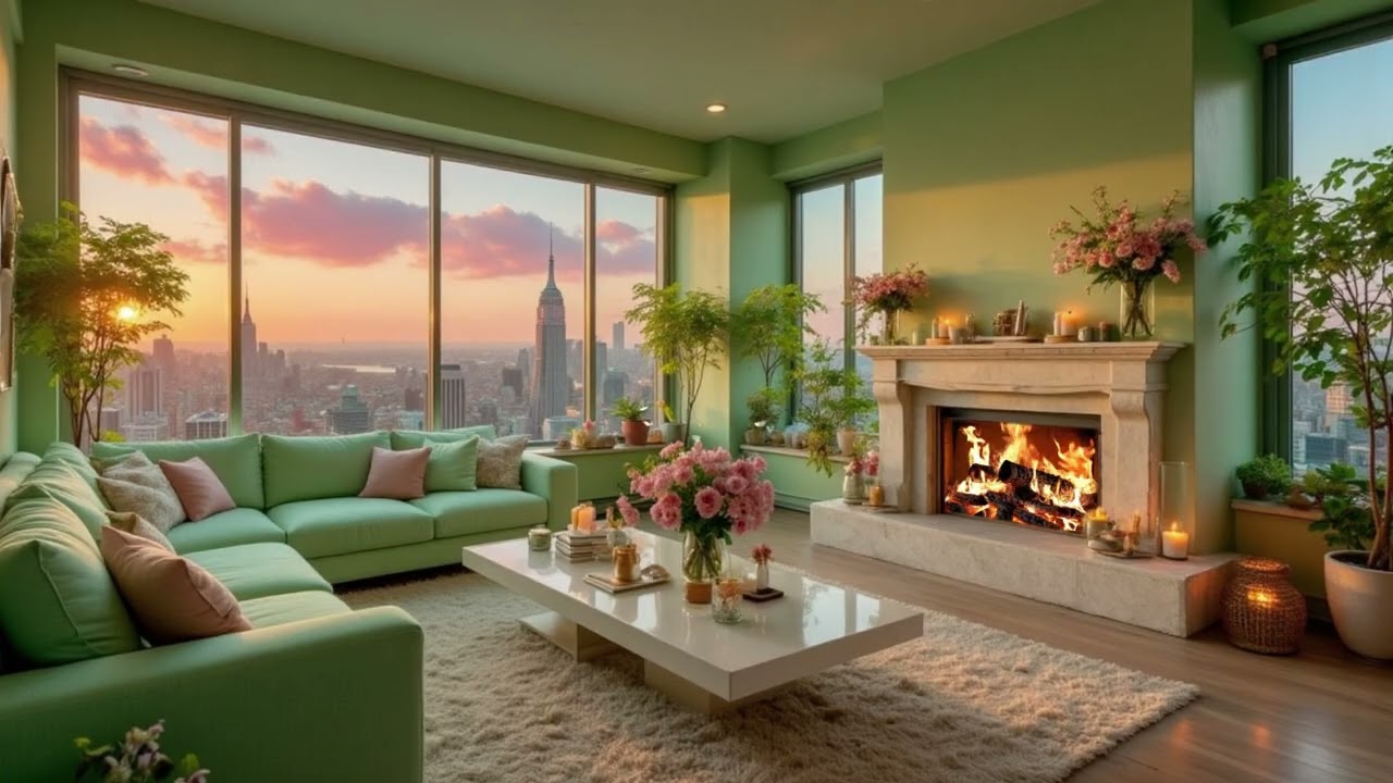 Soothing Piano Music with Fireplace Sounds | Ideal for Study & Relaxation