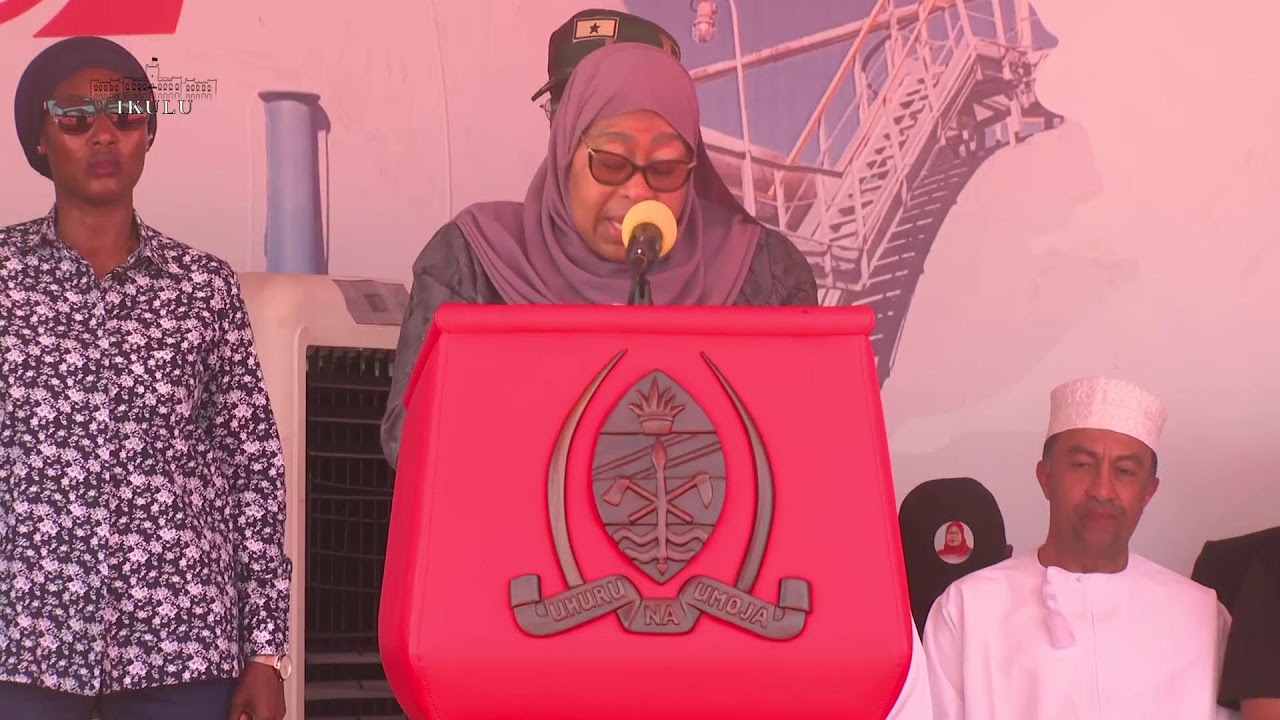 MHE. RAIS DKT. SAMIA AKIWEKA JIWE LA MSINGI LA UJENZI  WA LPG TERMINAL GBP GAS-TANGA