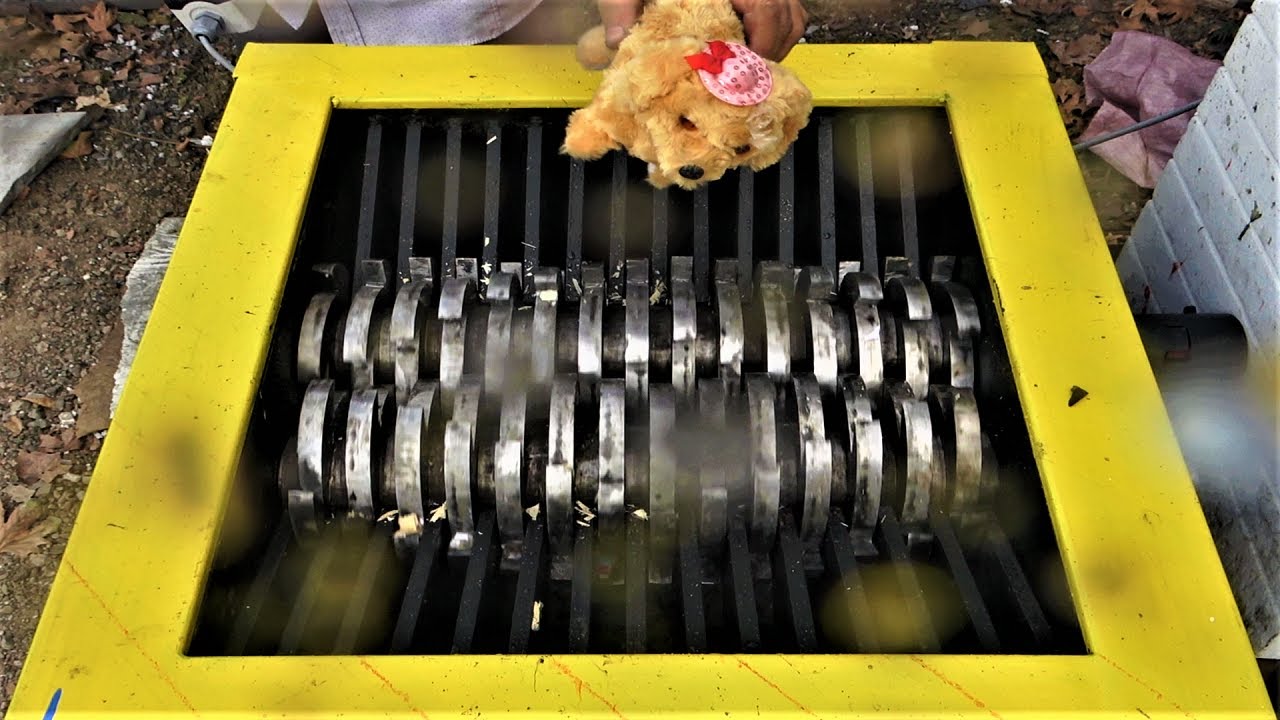 Shredding Machine Vs Hard and Soft Things! #shreddermachine