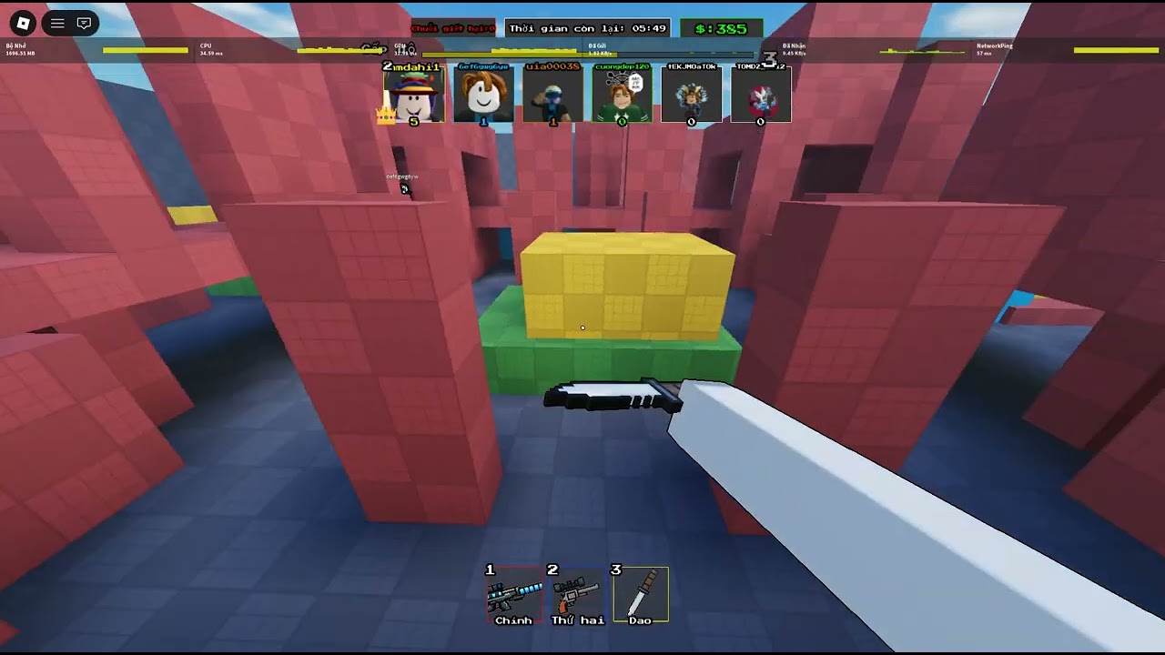một ngày làm sát thủ lạnh lùng trong roblox