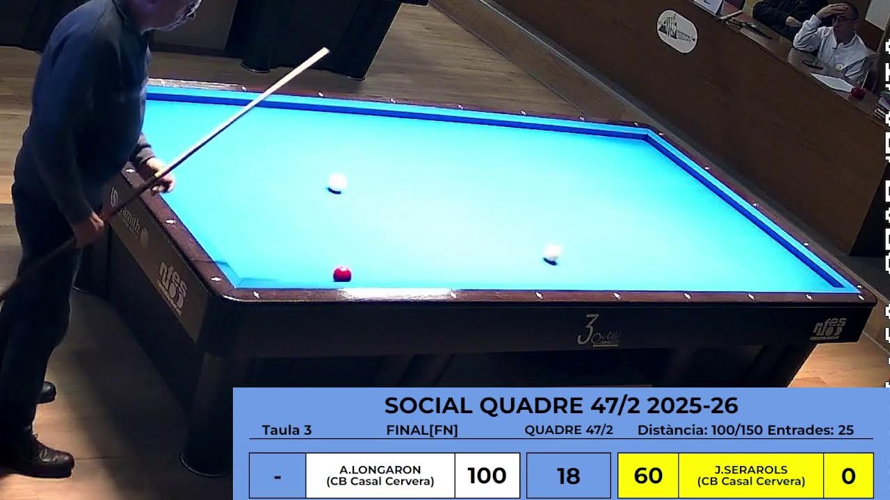 SOCIAL QUADRE 47/2 2025-26 A.LONGARON (CB Casal Cervera) | J.SERAROLS (CB Casal Cervera)