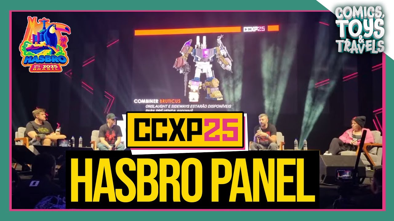 CCXP25: Painel Hasbro Legendado com novidades de Transformers, Marvel Legends, GiJoe e Star Wars