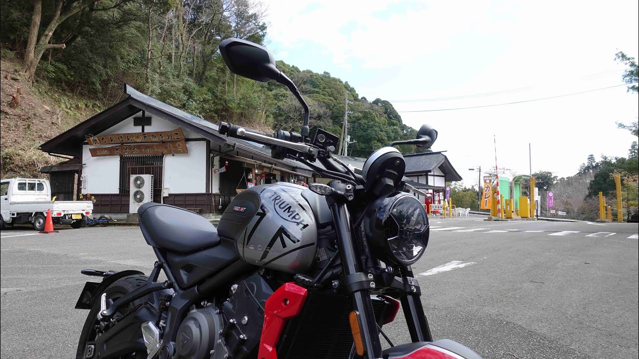 TRIDENT660　レンタルインプレ、こりゃ楽しいわいとうきゃうきゃ走っていたら燃費が．．．