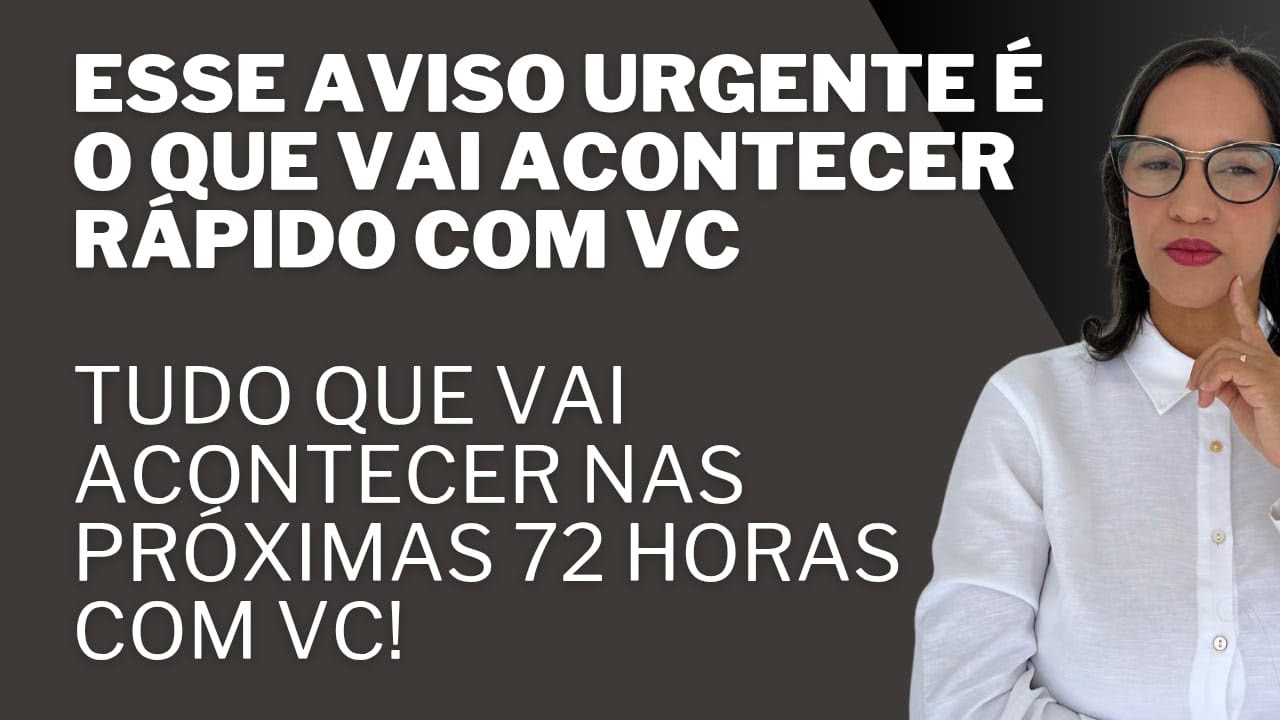 AO VIVO: Esse aviso urgente é tudo que vai acontecer nas suas próximas 72 horas!