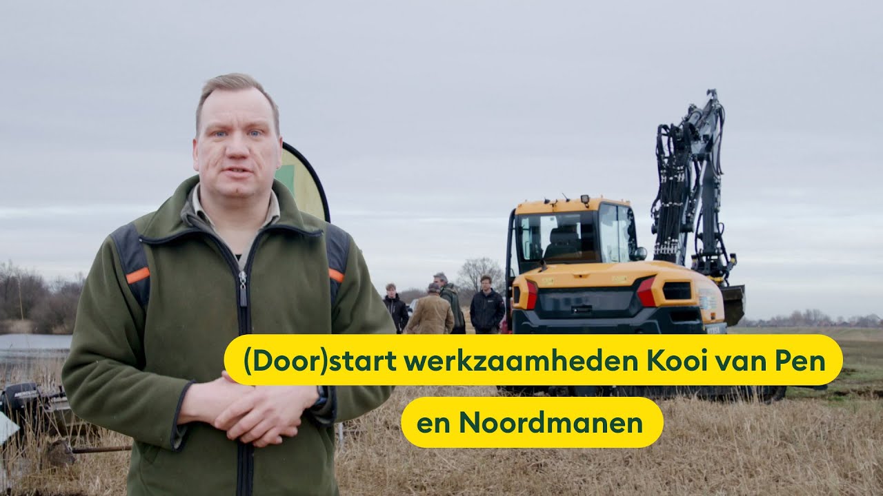 Natuurontwikkeling De Weerribben #bijeenkomst (door)start werkzaamheden Kooi van Pen en Noordmanen