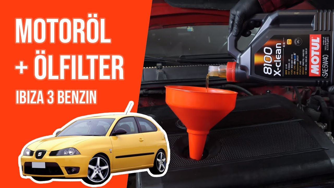 Wie IBIZA 3 1.4 16S Motoröl und Ölfilter wechseln 🛢