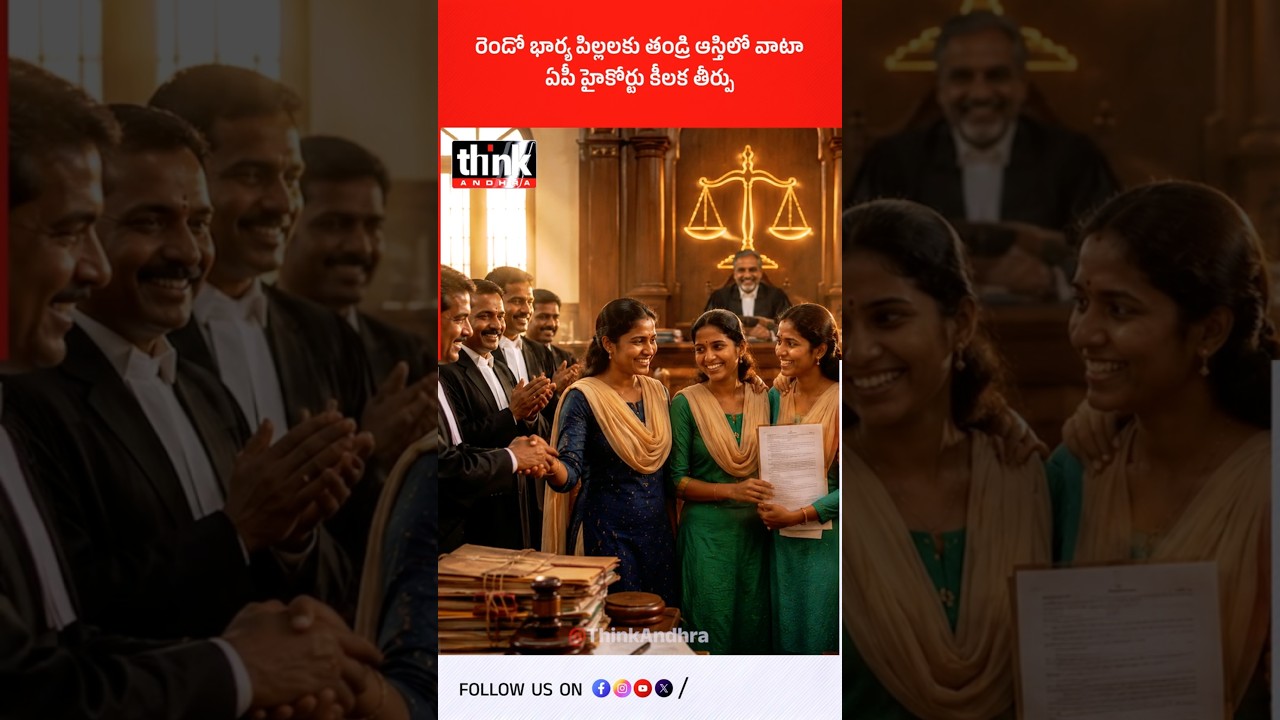 రెండో భార్య పిల్లలకు తండ్రి ఆస్తిలో వాటా | ఏపీ హైకోర్టు కీలక తీర్పు! #aphighcourt #propertyrights