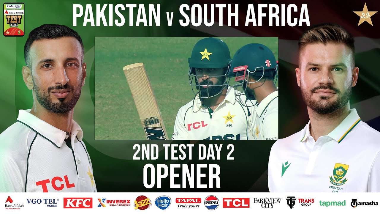 Opener | Pakistan vs South Africa Test Series 2025 | 2nd Test Day 2 | PCB | M2R1U