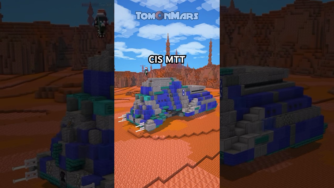 1:1 CIS MTT Minecraft Star Wars design timelapse (+ interior)