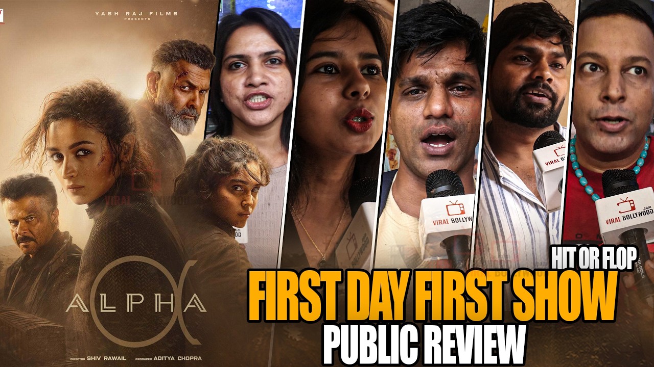 Alpha Movie | First Day First Show | Public Review | Alia Bhatt, Sharvari, Hrithik Roshan,Bobby Deol