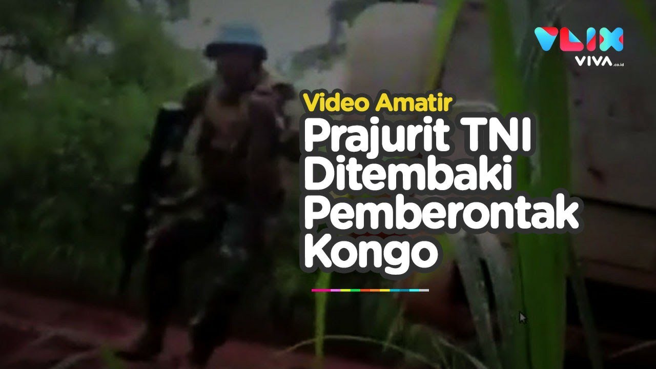 Detik-detik Prajurit TNI Baku Tembak Lawan Perampok Kongo
