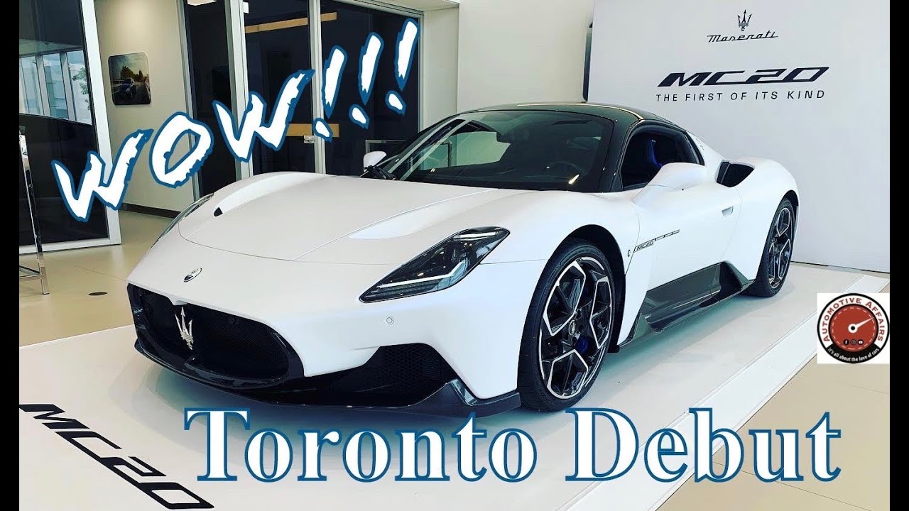 2021 Maserati MC20 Visits Toronto | Ontario | Canada | Automotive Affairs Special Presentation
