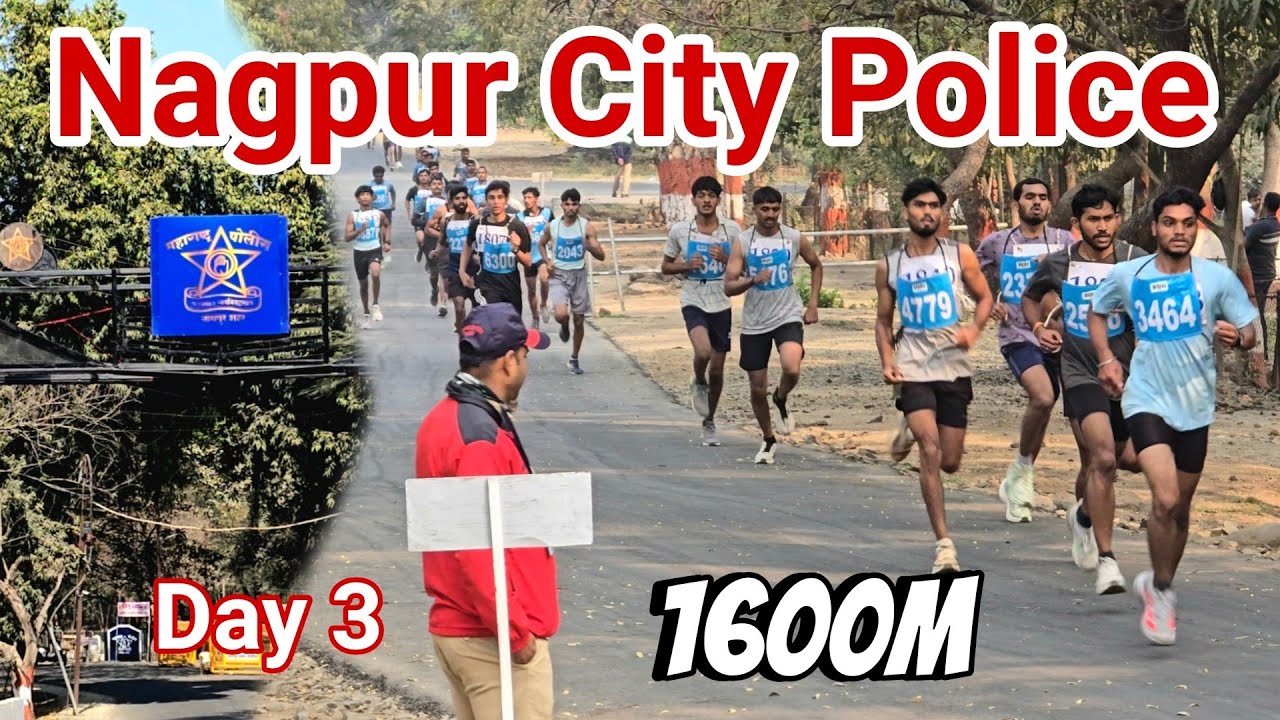 Police Bharti 1600M Running Nagpur  City Police  #policebharti