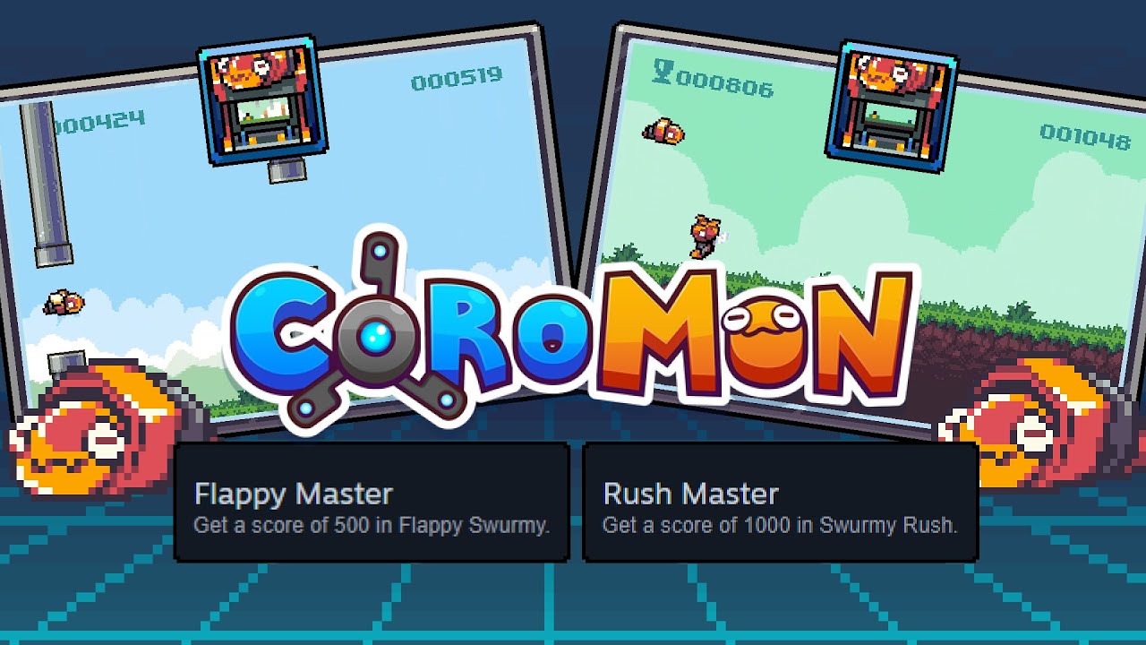 Coromon Walkthrough - Flappy and Rush Master Achievements | Genacool243