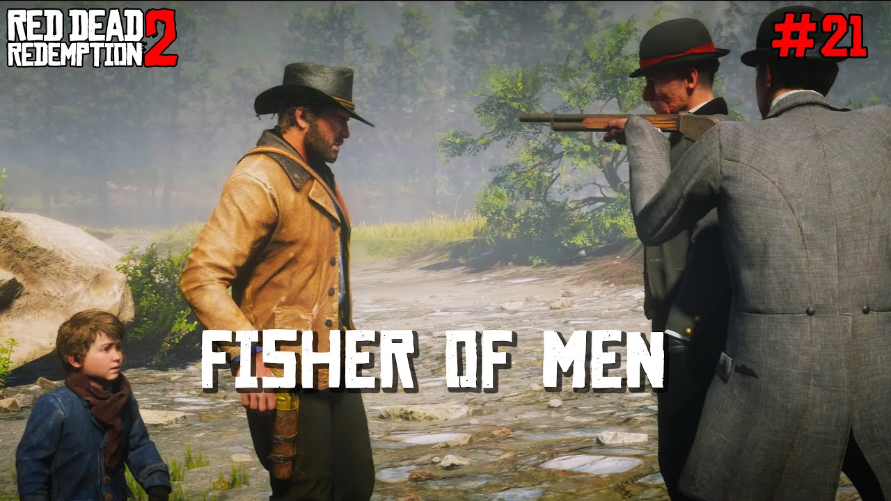 RDR2 - A Fisher of Men (Fishing with Jack Marston) | 4K No Commentary